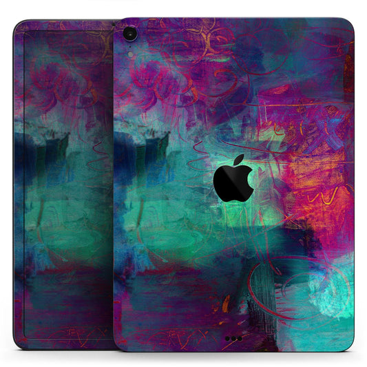 Abstract Oil Painting - Full Body Skin Decal for the Apple iPad Pro