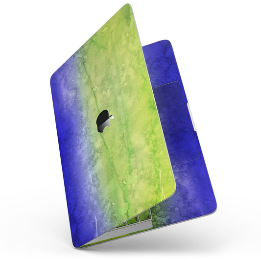 Blotted Blue 73 Absorbed Watercolor Texture - 13" MacBook Pro without