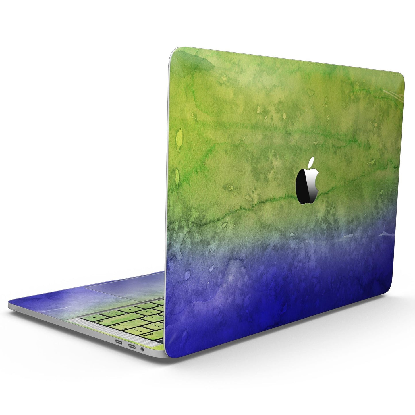 Blotted Blue 73 Absorbed Watercolor Texture - 13" MacBook Pro without