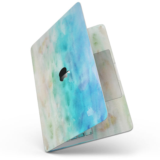 Blushed Mint 32 Absorbed Watercolor Texture - 13" MacBook Pro without