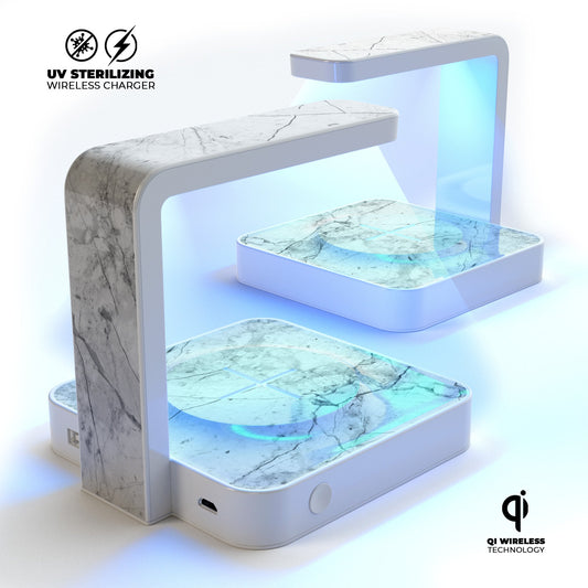 Cracked Marble Surface UV Germicidal Sanitizing Sterilizing Wireless