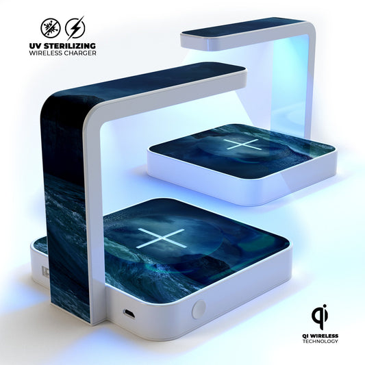 Crashing Waves UV Germicidal Sanitizing Sterilizing Wireless Smart