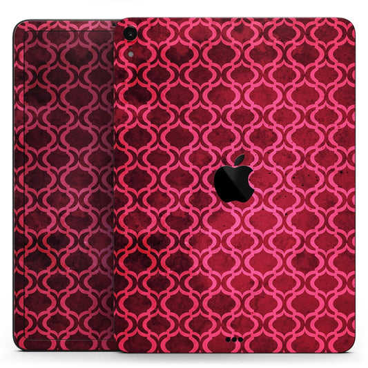 Deep Fuschia Oval Pattern - Full Body Skin Decal for the Apple iPad