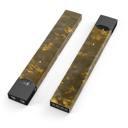 Dirt Covered Golden Plate - Premium Decal Protective Skin-Wrap Sticker