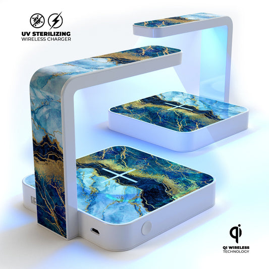 Foiled Marble Agate copy UV Germicidal Sanitizing Sterilizing Wireless