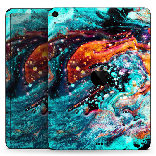 Liquid Abstract Paint V21 - Full Body Skin Decal for the Apple iPad