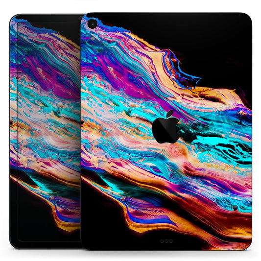 Liquid Abstract Paint V71 - Full Body Skin Decal for the Apple iPad