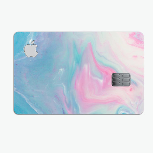 Marbleized Pink and Blue Paradise V482 - Premium Protective Decal
