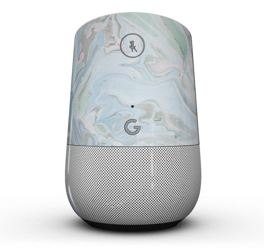Marbleized Swirling Blue v2 - Full-Body Skin Kit for the Google Home