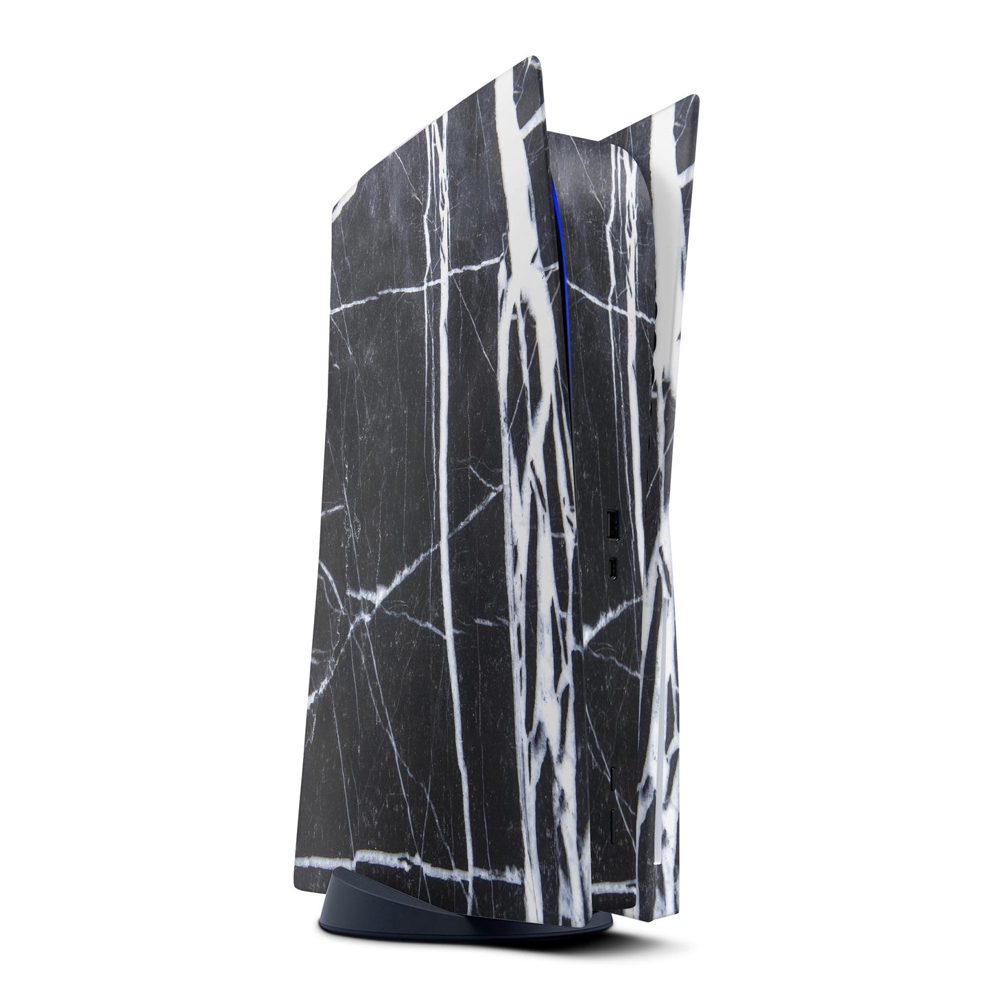Natural Black & White Marble Stone - Full Body Skin Decal Wrap Kit for