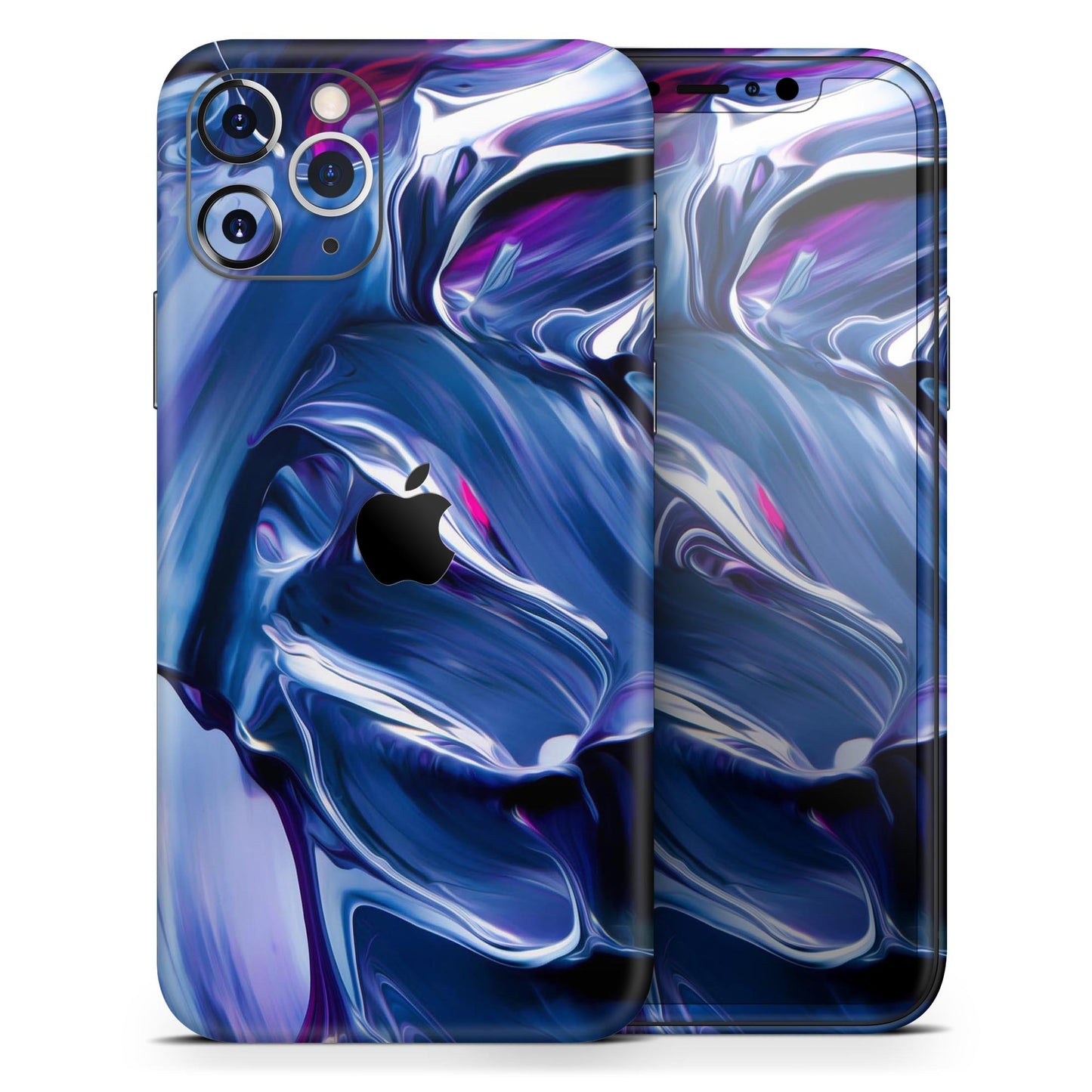 Blurred Abstract Flow V37 - Skin-Kit compatible with the Apple iPhone