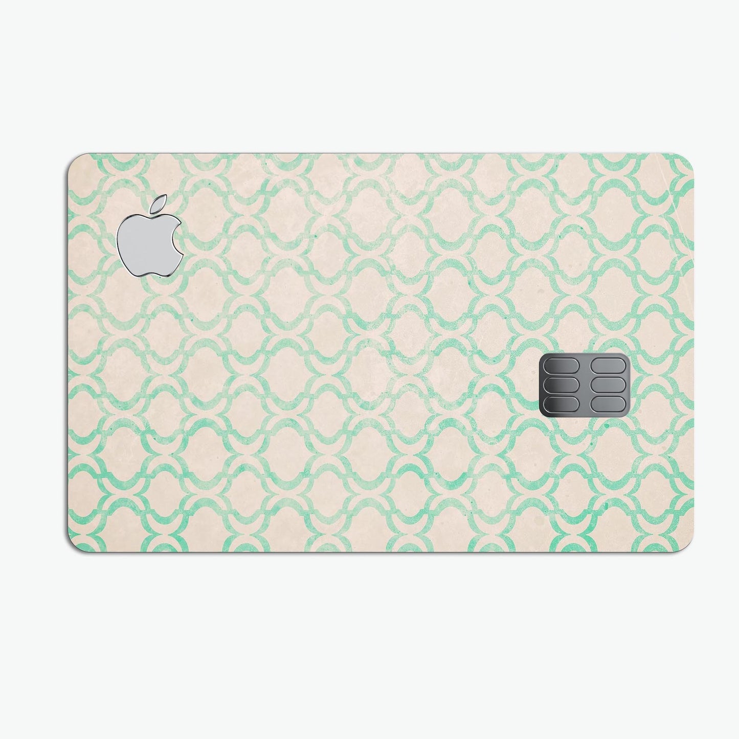 Inverted Teal Oval Pattern - Premium Protective Decal Skin-Kit for the