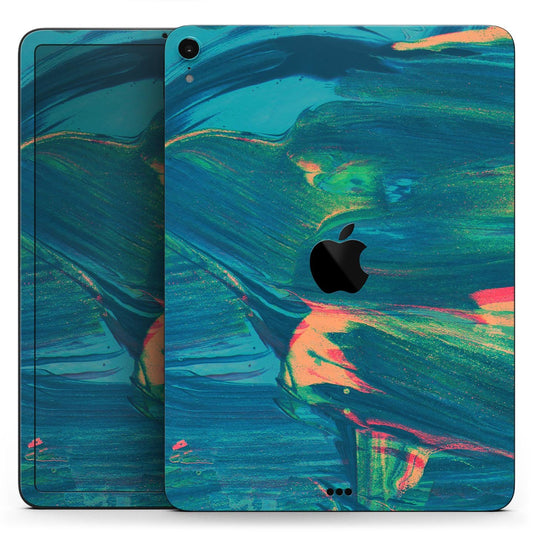 Liquid Abstract Paint Remix V89 - Full Body Skin Decal for the Apple
