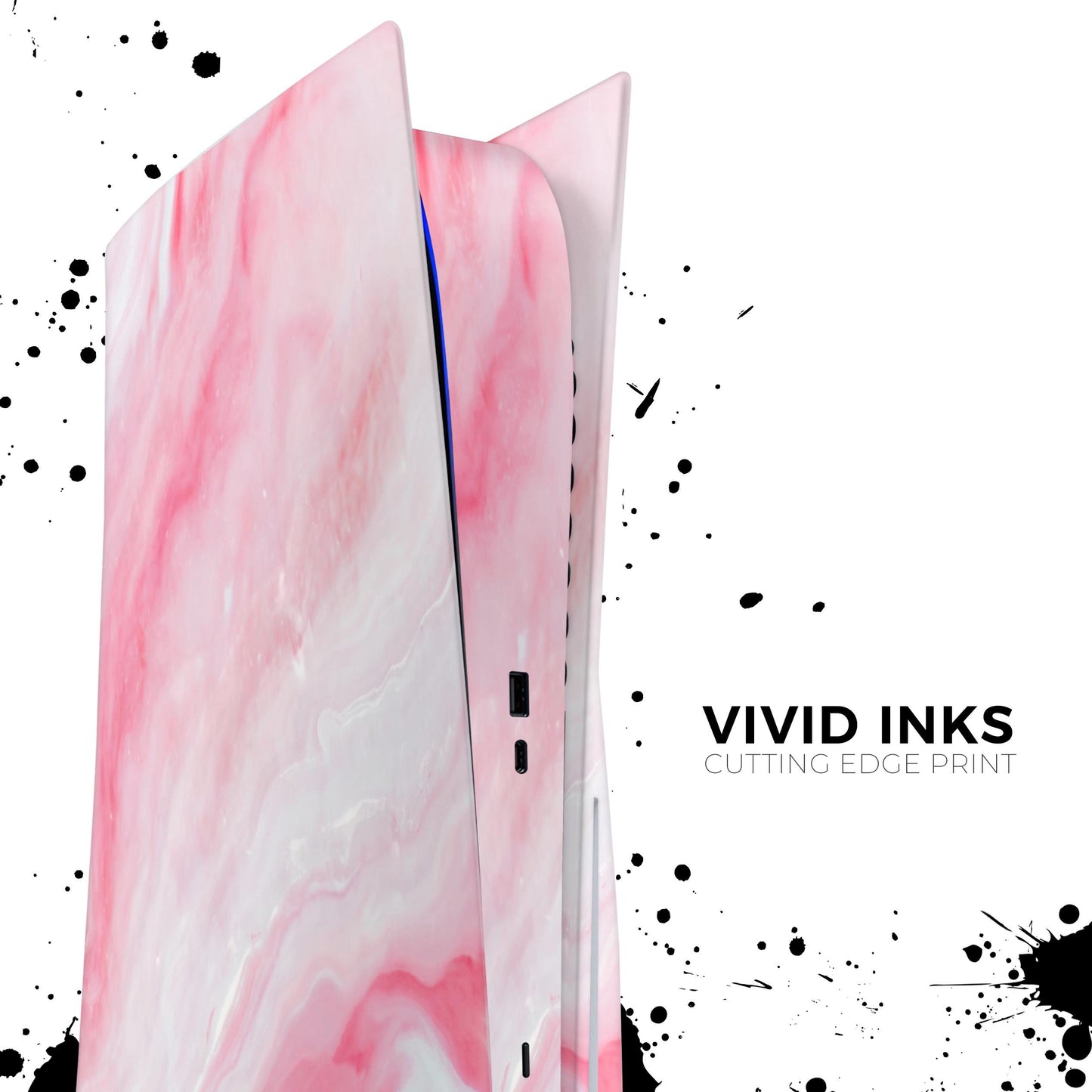 Marbleized Pink Paradise V6 - Full Body Skin Decal Wrap Kit for Sony